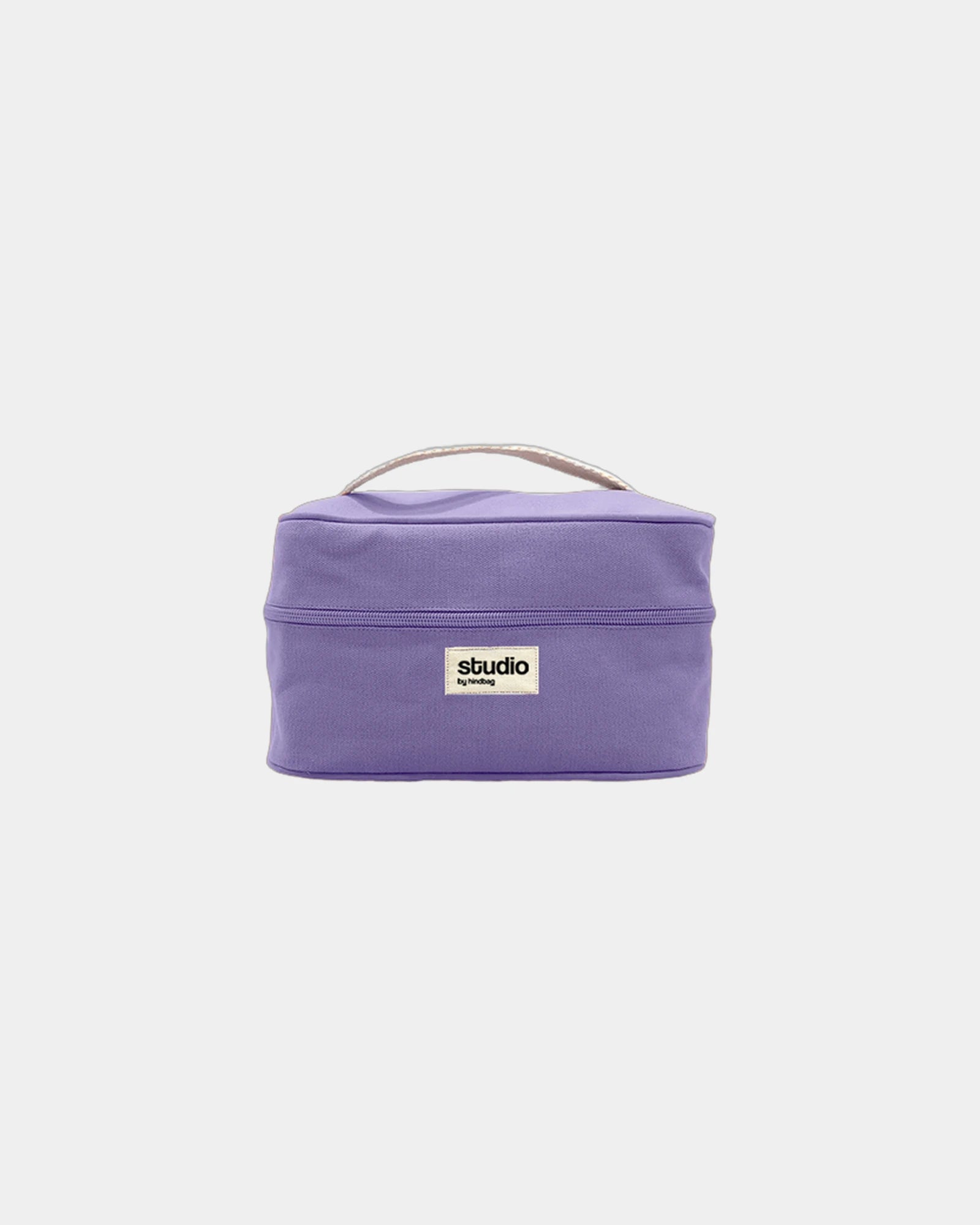 Custom organic cotton vanity bag Hindbag Lina - Lavender