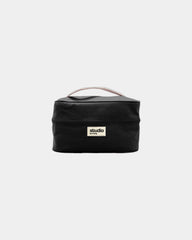 Custom organic cotton vanity bag Hindbag Lina - Black