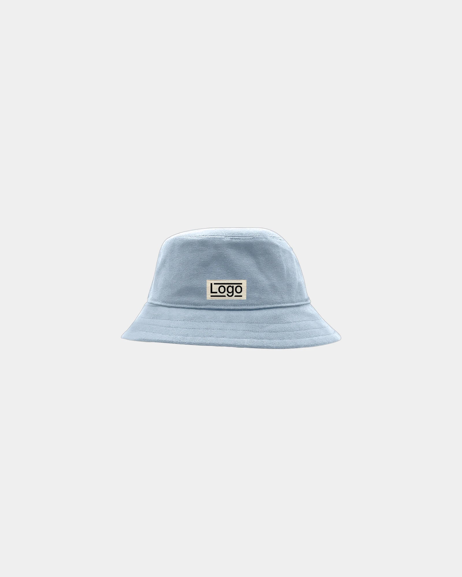 Custom organic cotton hat Hindbag Bob Robin - Azure