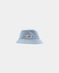 Custom organic cotton hat Hindbag Bob Robin - Azure