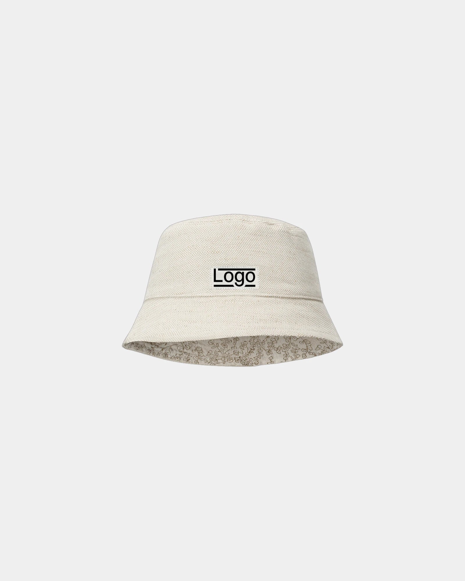 Custom organic cotton hat Hindbag Bob Robin - Jute