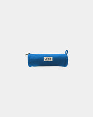 Custom organic cotton Chloe round pouch Hindbag - Royal Blue