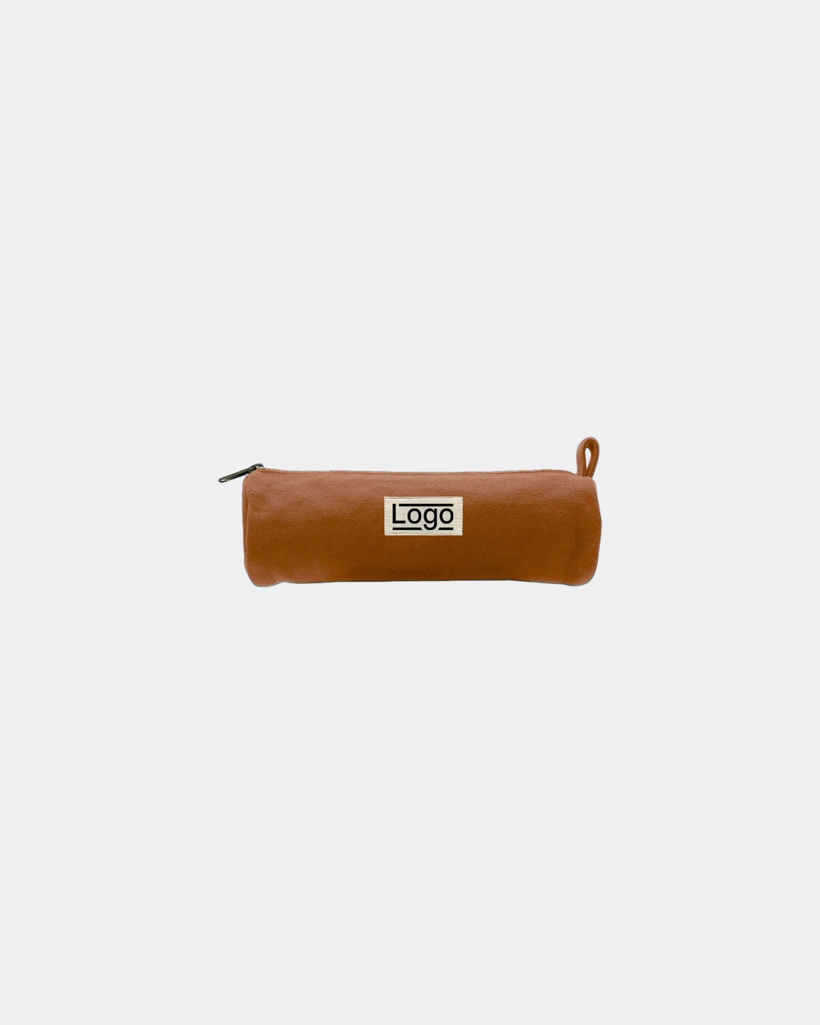 Custom organic cotton Chloe round pouch Hindbag - Copper