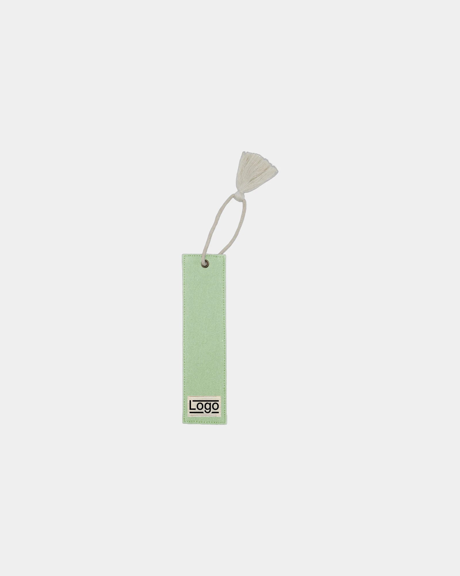 Custom GOTS organic cotton bookmark Hindbag Alex - Mint