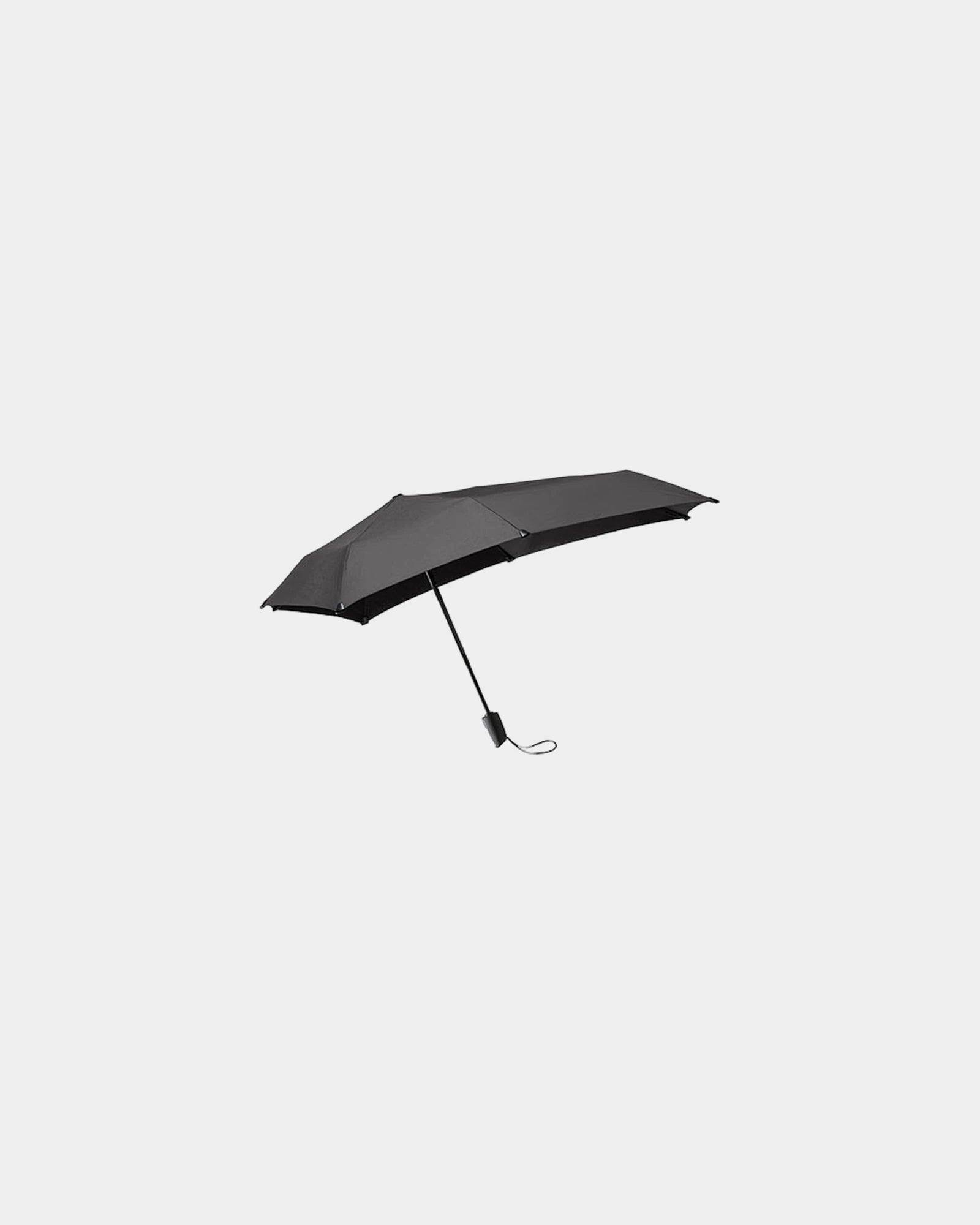 Promotional eco-friendly folding umbrella Senz Micro - Pure Black