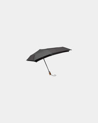 Promotional eco-friendly folding umbrella Senz Mini Deluxe - Pure Black