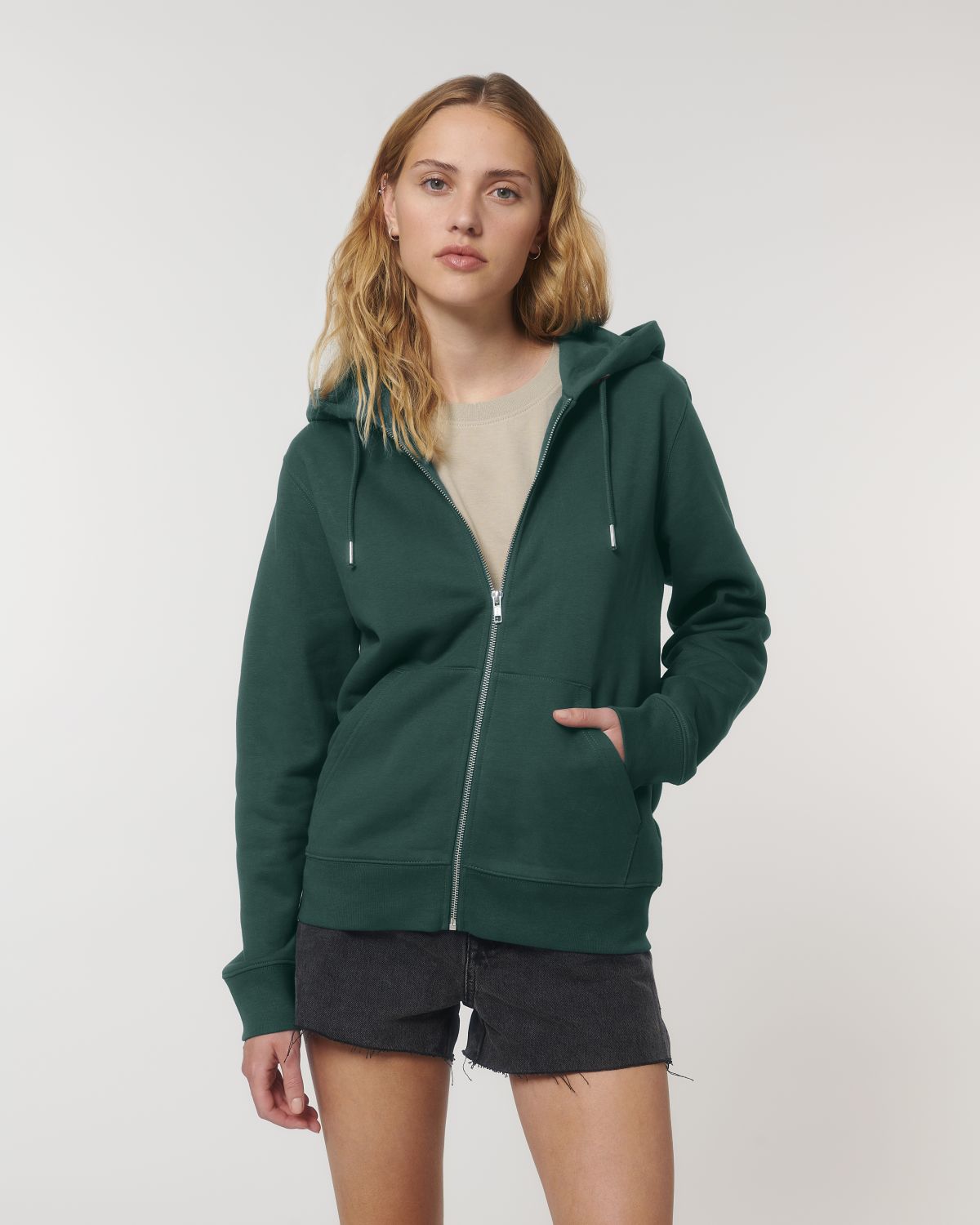Thick Zip-Up Unisex Hoodie Customizable