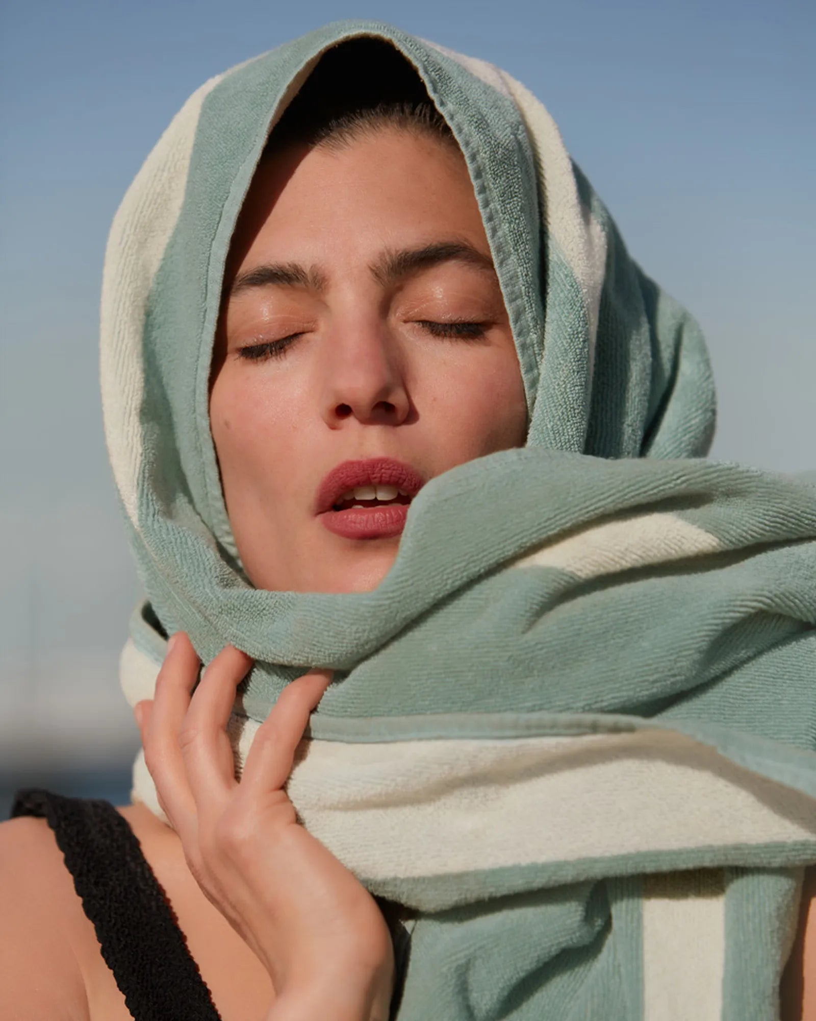 Custom eco-friendly beach towel LA SERVIETTE PARIS 90x170 - 23