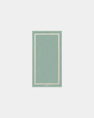 Custom eco-friendly beach towel LA SERVIETTE PARIS 90x170 - Sea Green
