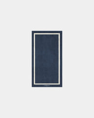 Custom eco-friendly beach towel LA SERVIETTE PARIS 90x170 - Ocean Blue