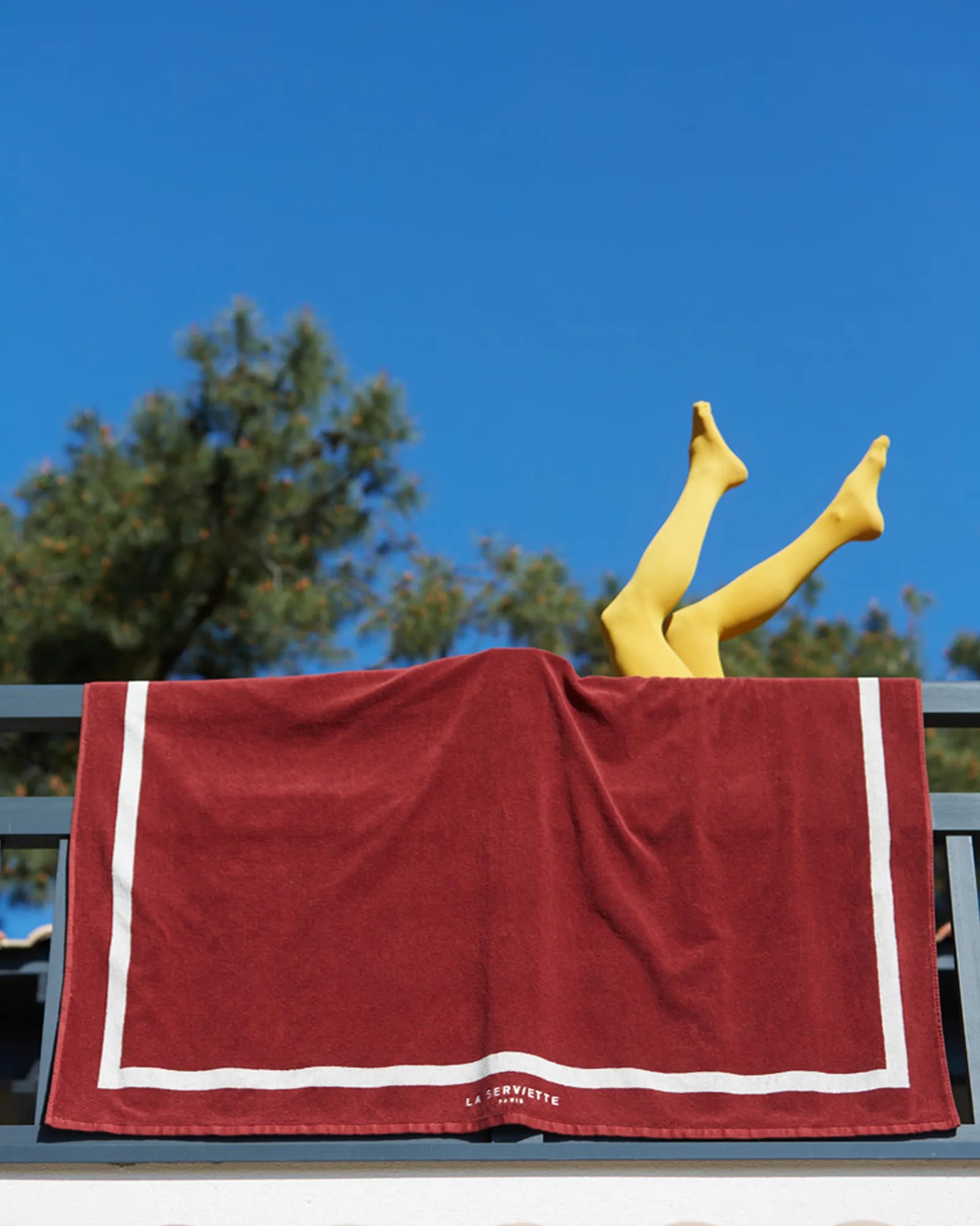 Custom eco-friendly beach towel LA SERVIETTE PARIS XXL - 17