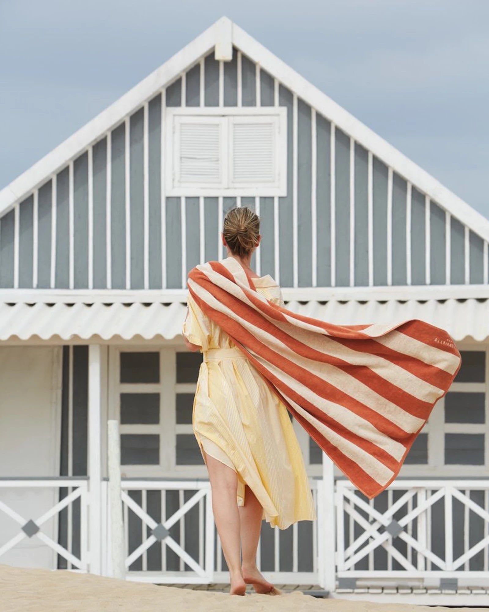 Custom eco-friendly beach towel LA SERVIETTE PARIS - 7