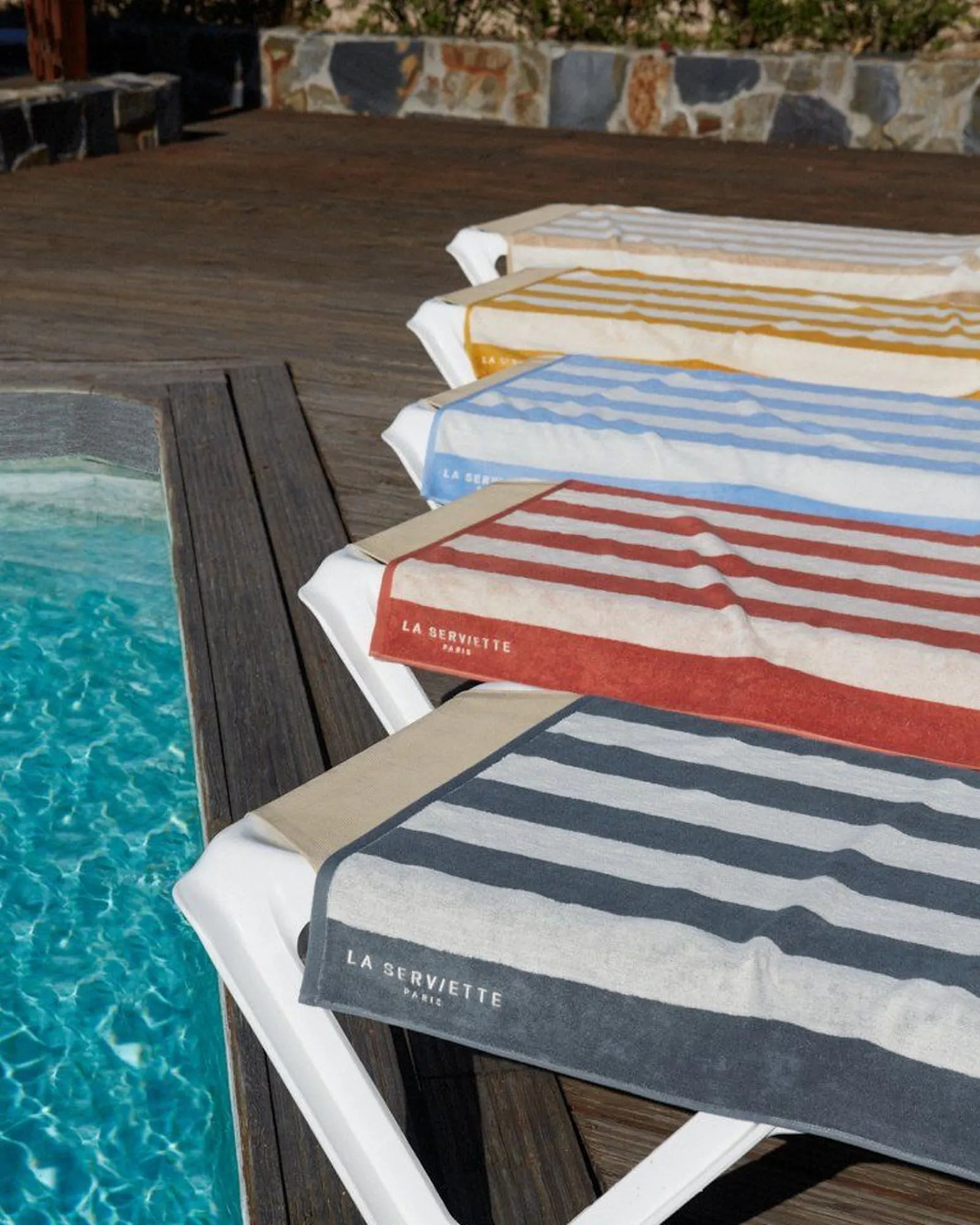 Custom eco-friendly beach towel LA SERVIETTE PARIS - 4