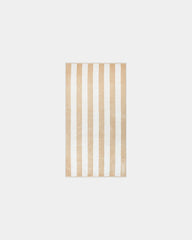 Custom eco-friendly beach towel LA SERVIETTE PARIS - Sand / Cream