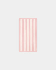 Custom eco-friendly beach towel LA SERVIETTE PARIS - Nymph Pink / Cream