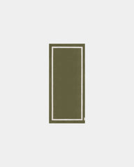 Custom eco-friendly beach towel LA SERVIETTE PARIS 90x200 - Olive Green