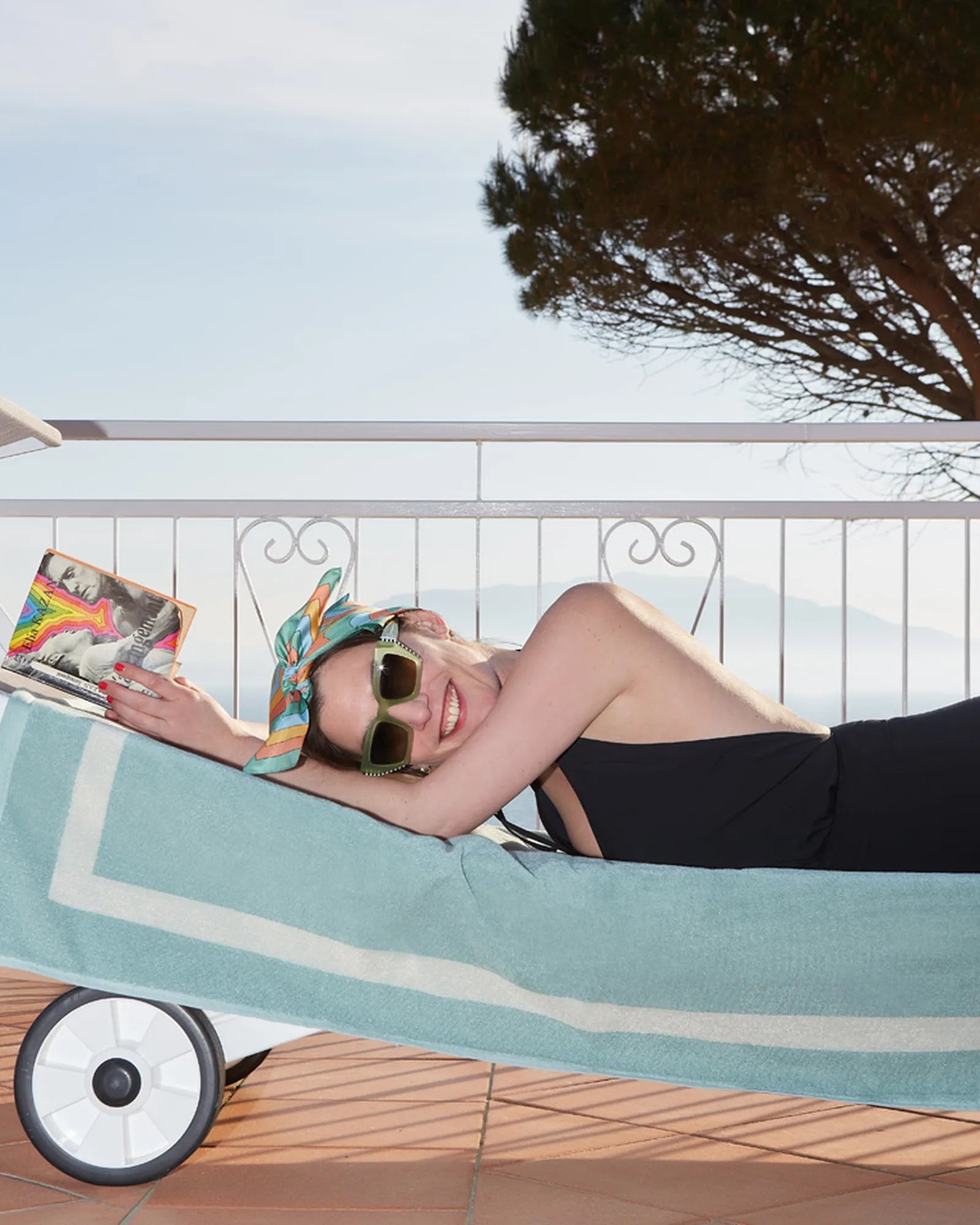 Custom eco-friendly beach towel LA SERVIETTE PARIS 90x200 - 22