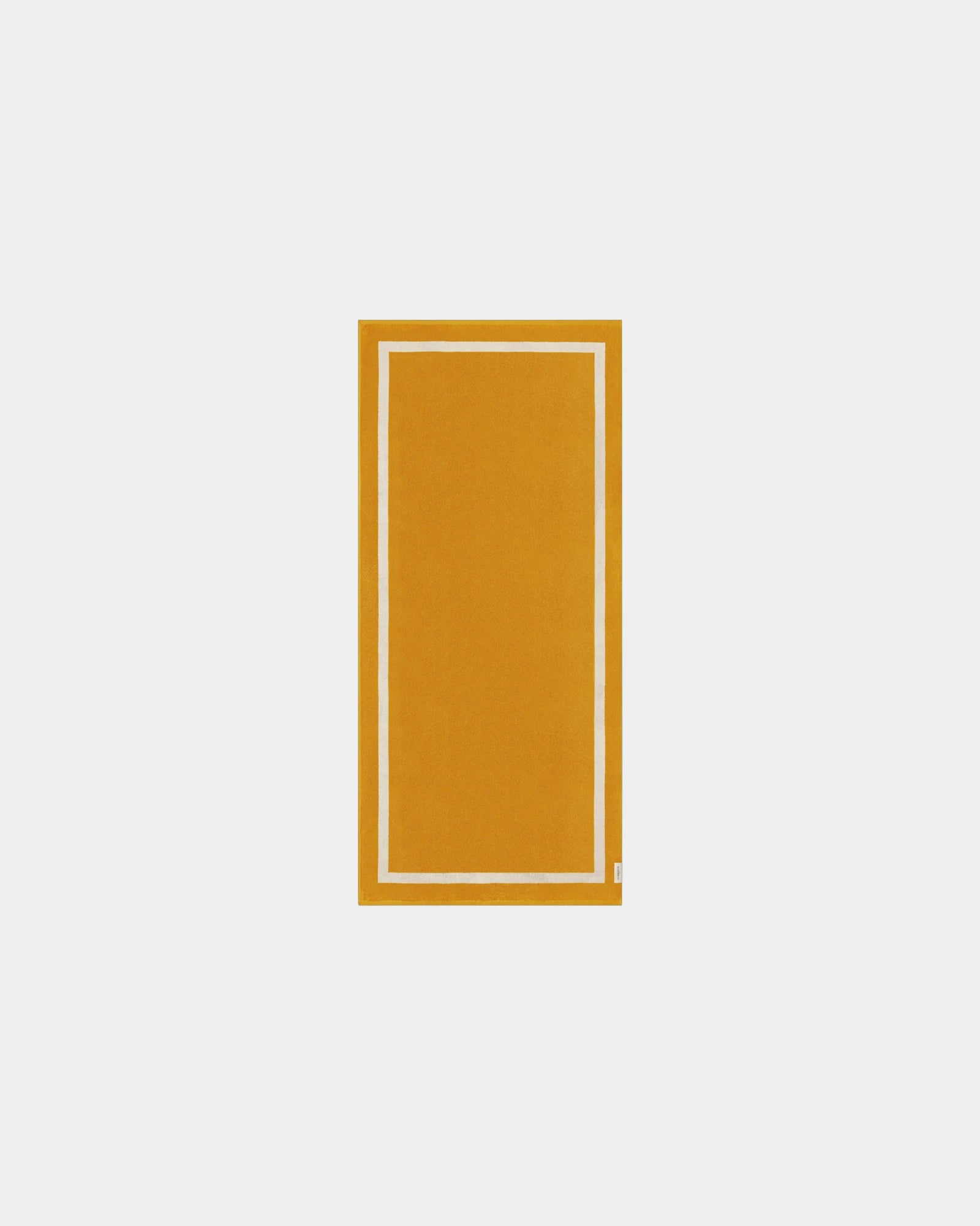 Custom eco-friendly beach towel LA SERVIETTE PARIS 90x200 - Gold Yellow