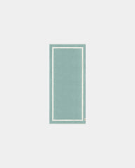 Custom eco-friendly beach towel LA SERVIETTE PARIS 90x200 - Sea Green
