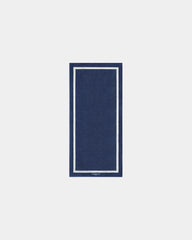 Custom eco-friendly beach towel LA SERVIETTE PARIS 90x200 - Ocean Blue