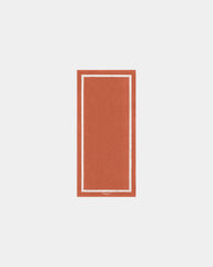 Custom eco-friendly beach towel LA SERVIETTE PARIS 90x200 - Rust
