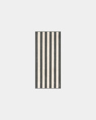Custom eco-friendly beach towel LA SERVIETTE PARIS - Grey / Cream