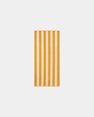 Custom eco-friendly beach towel LA SERVIETTE PARIS - Gold Yellow / Cream