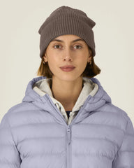 Custom organic cotton beanie Stanley/Stella Fisherman - Mocha