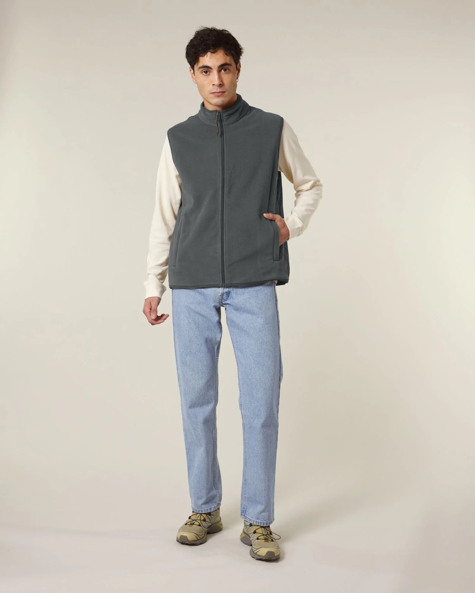 Veste polaire recyclée Stanley/Stella Quester à personnaliser - Anthracite