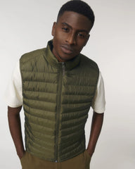 Custom recycled polyester women's bodywarmer Stanley/Stella - British Khaki