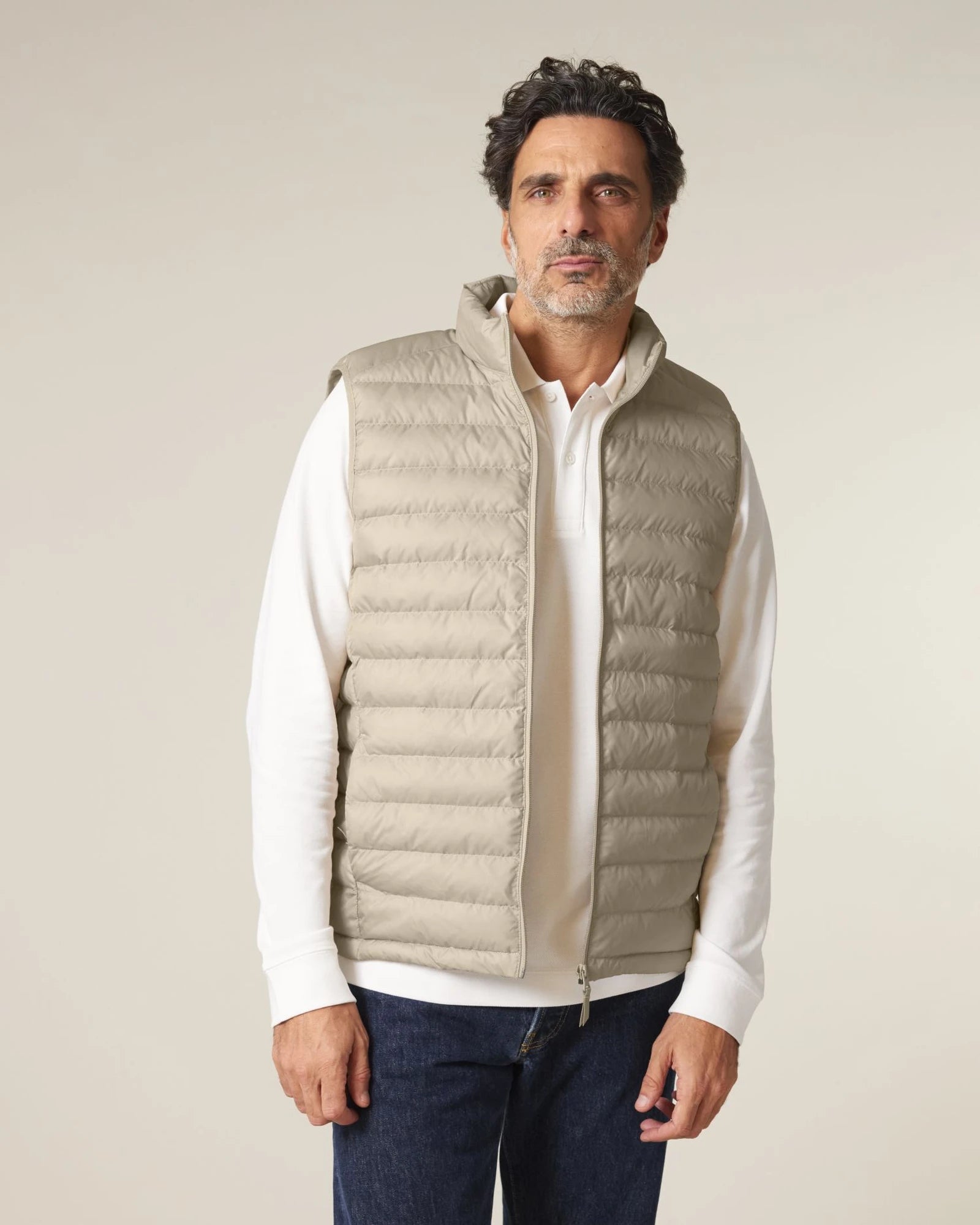 Custom recycled polyester women's bodywarmer Stanley/Stella - Desert Dust