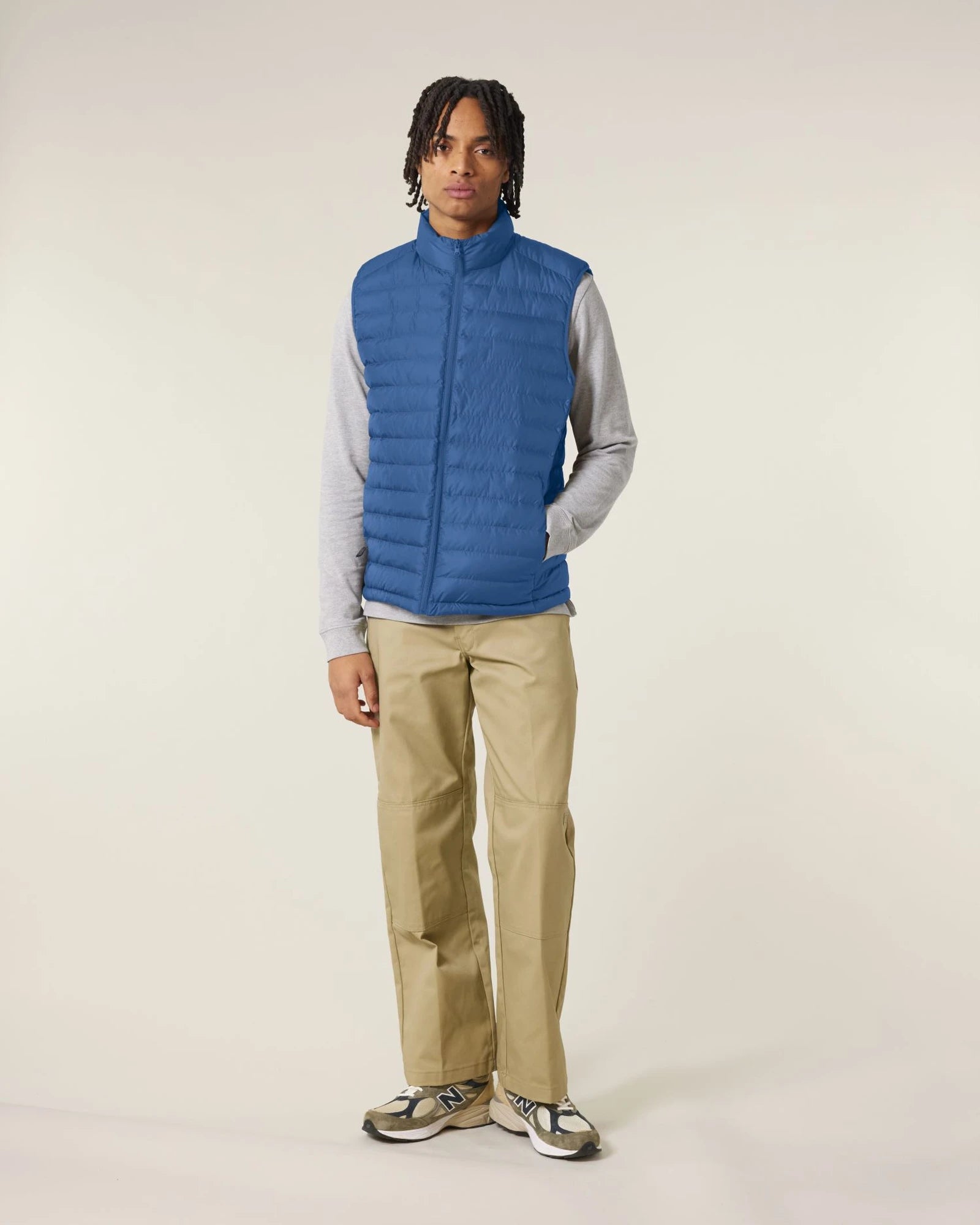 Custom recycled polyester women's bodywarmer Stanley/Stella - Mindful Blue