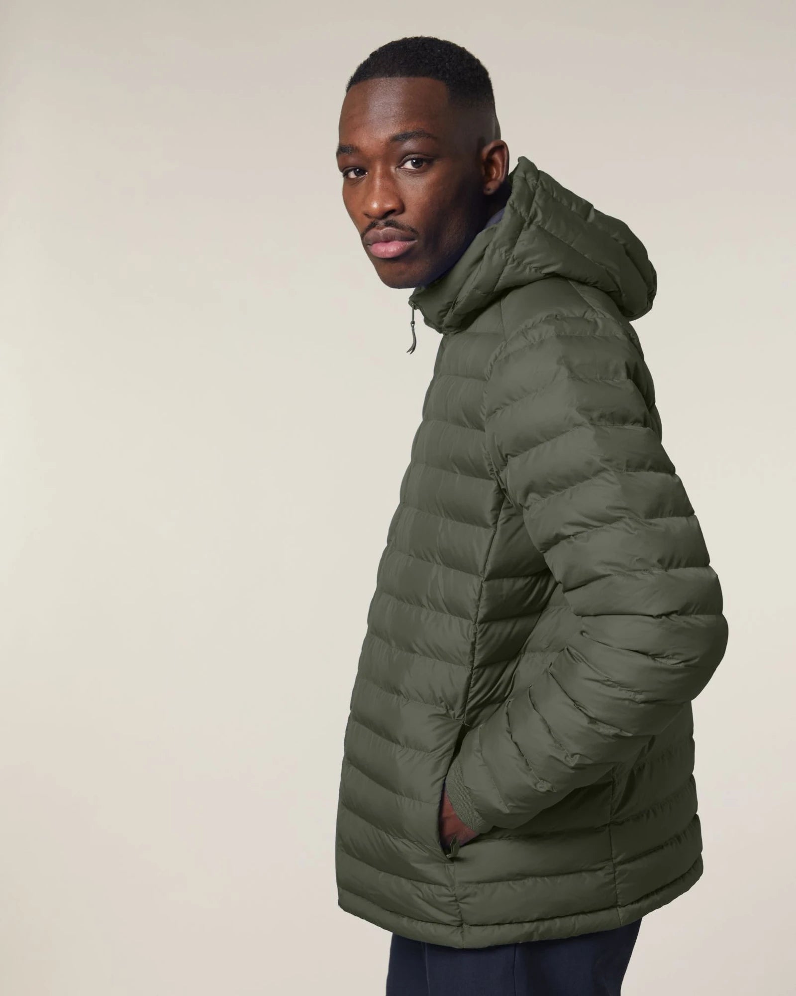 Custom recycled polyester jacket Stanley/Stella Voyager - Khaki