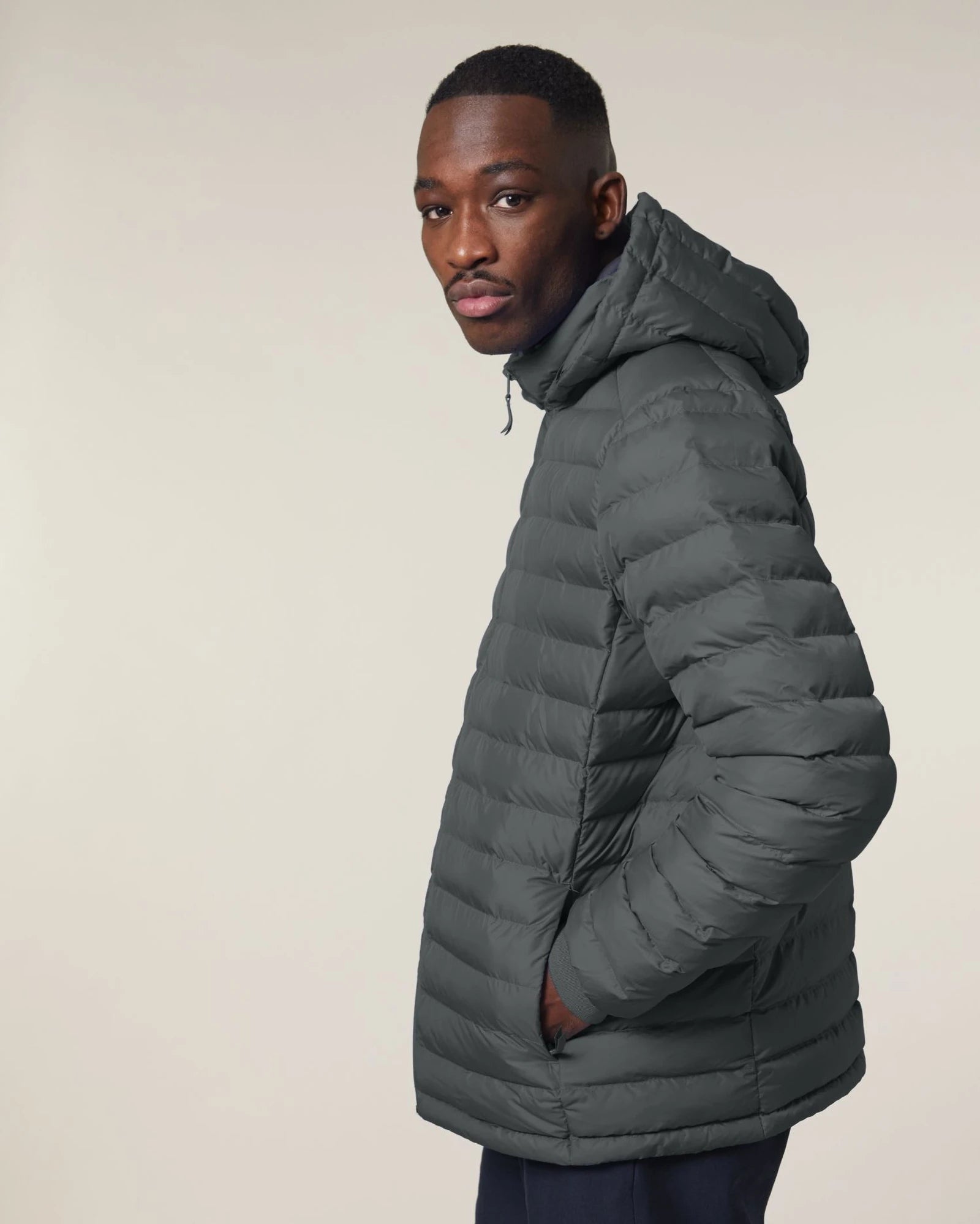 Custom recycled polyester jacket Stanley/Stella Voyager - Anthracite