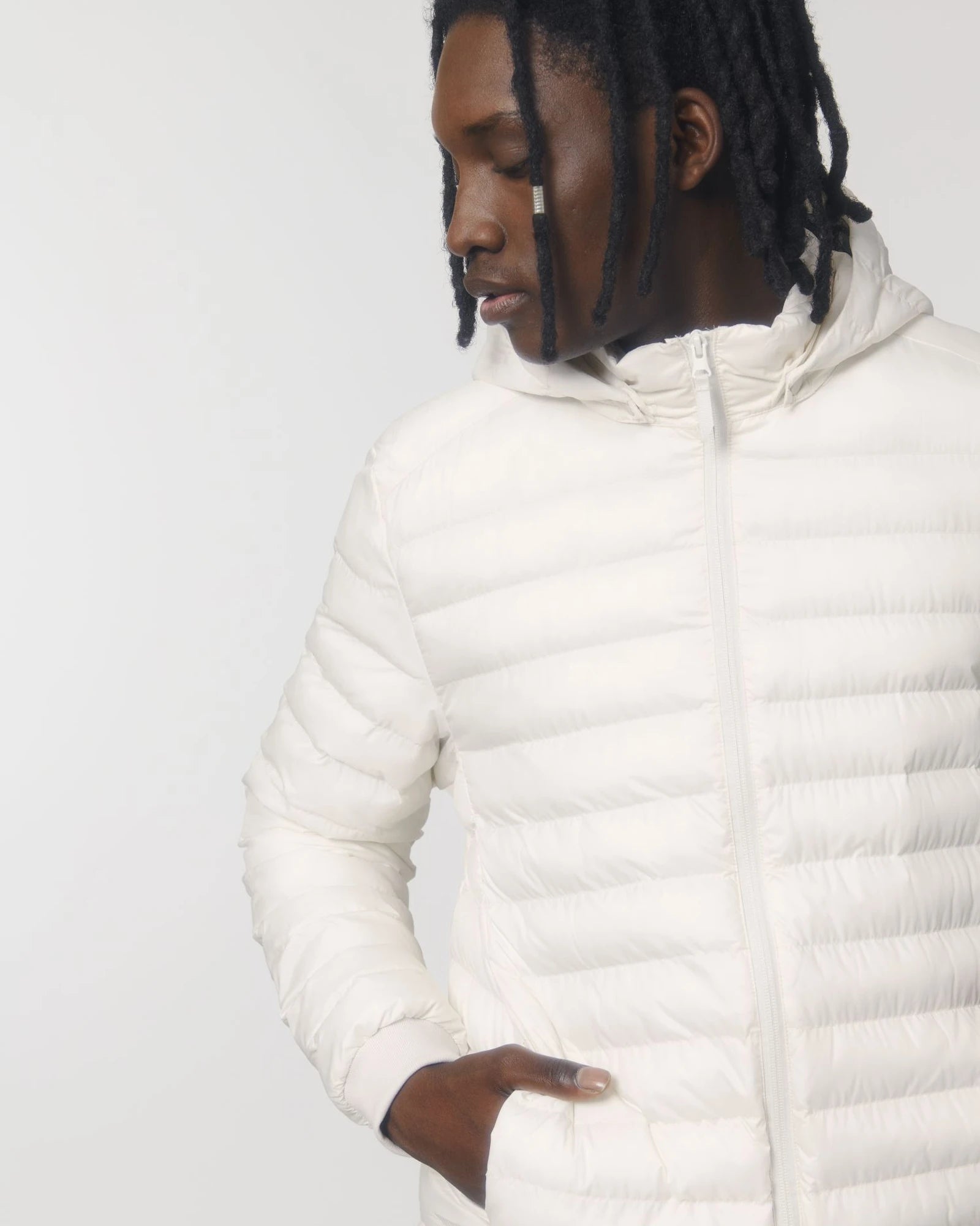 Custom recycled polyester jacket Stanley/Stella Voyager - Off White