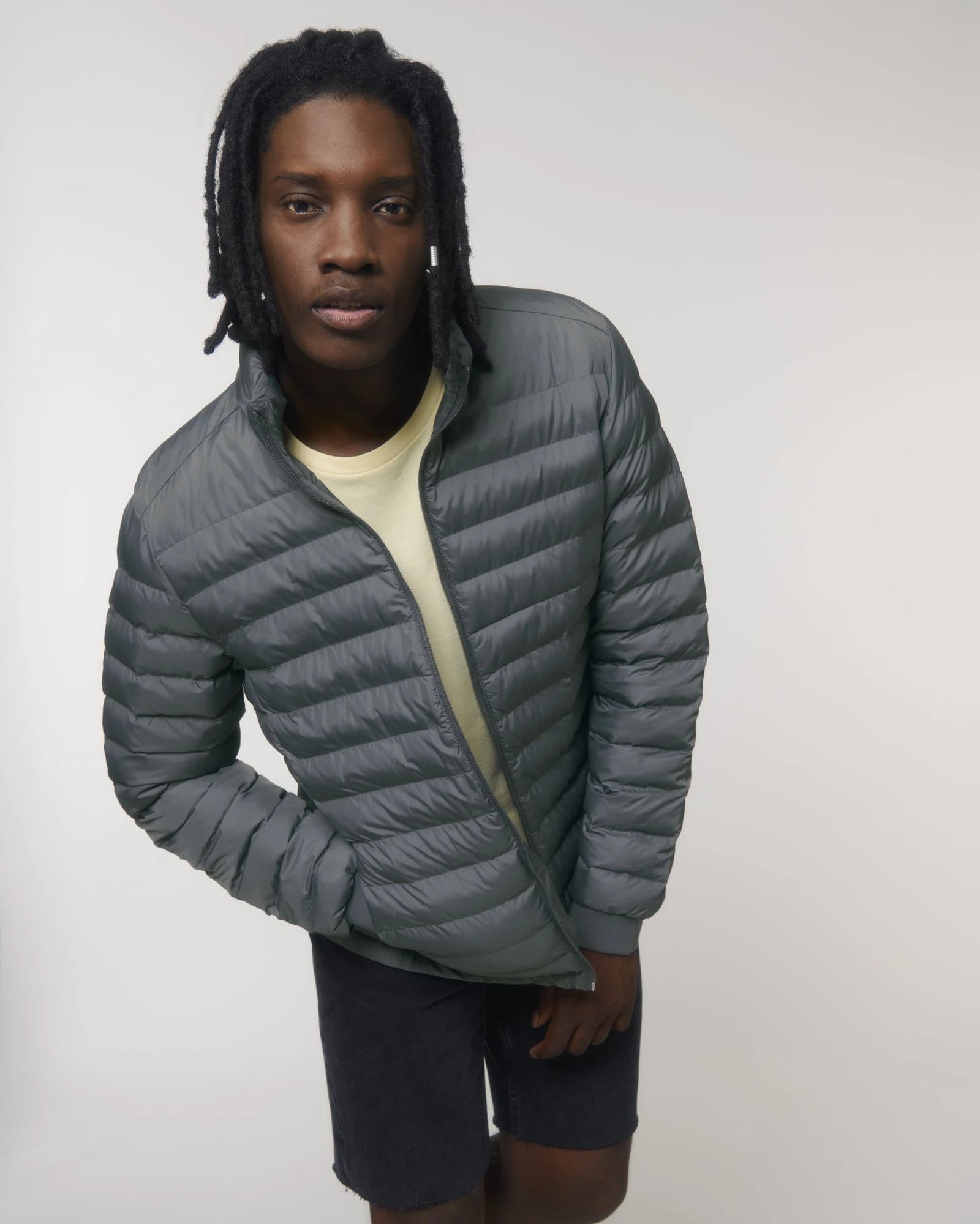 Custom recycled polyester jacket Stanley/Stella Voyager - Deep Metal