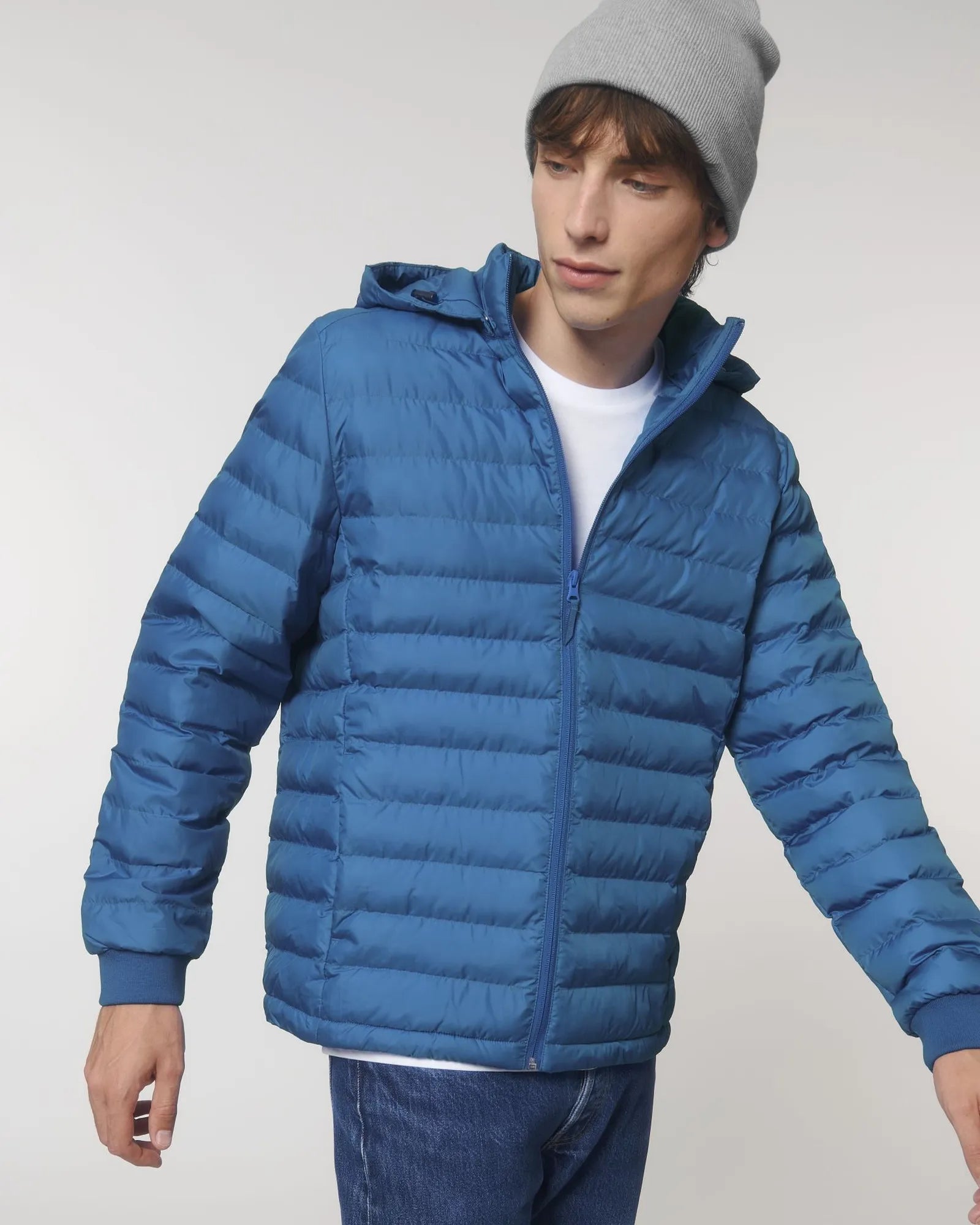 Custom recycled polyester jacket Stanley/Stella Voyager - Royal Blue