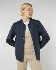 Custom recycled polyester jacket Stanley/Stella Coacher - French Navy