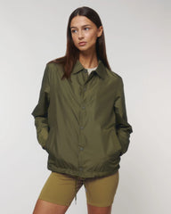 Custom recycled polyester jacket Stanley/Stella Coacher - British Khaki
