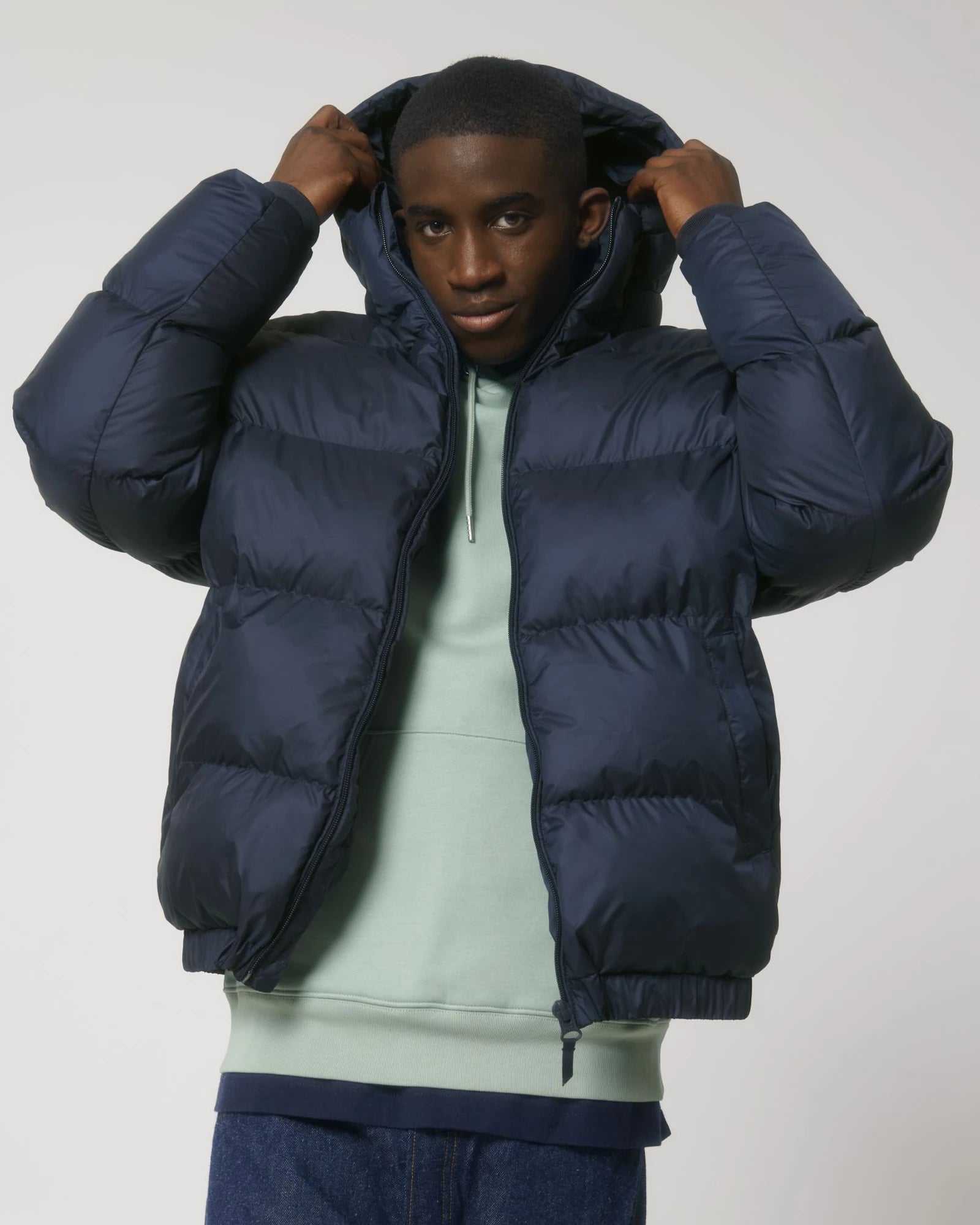 Custom recycled oversized jacket Stanley/Stella Puffer - 4