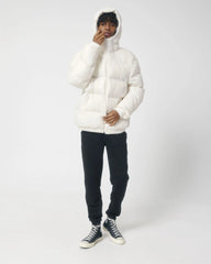 Custom recycled oversized jacket Stanley/Stella Puffer - Off White