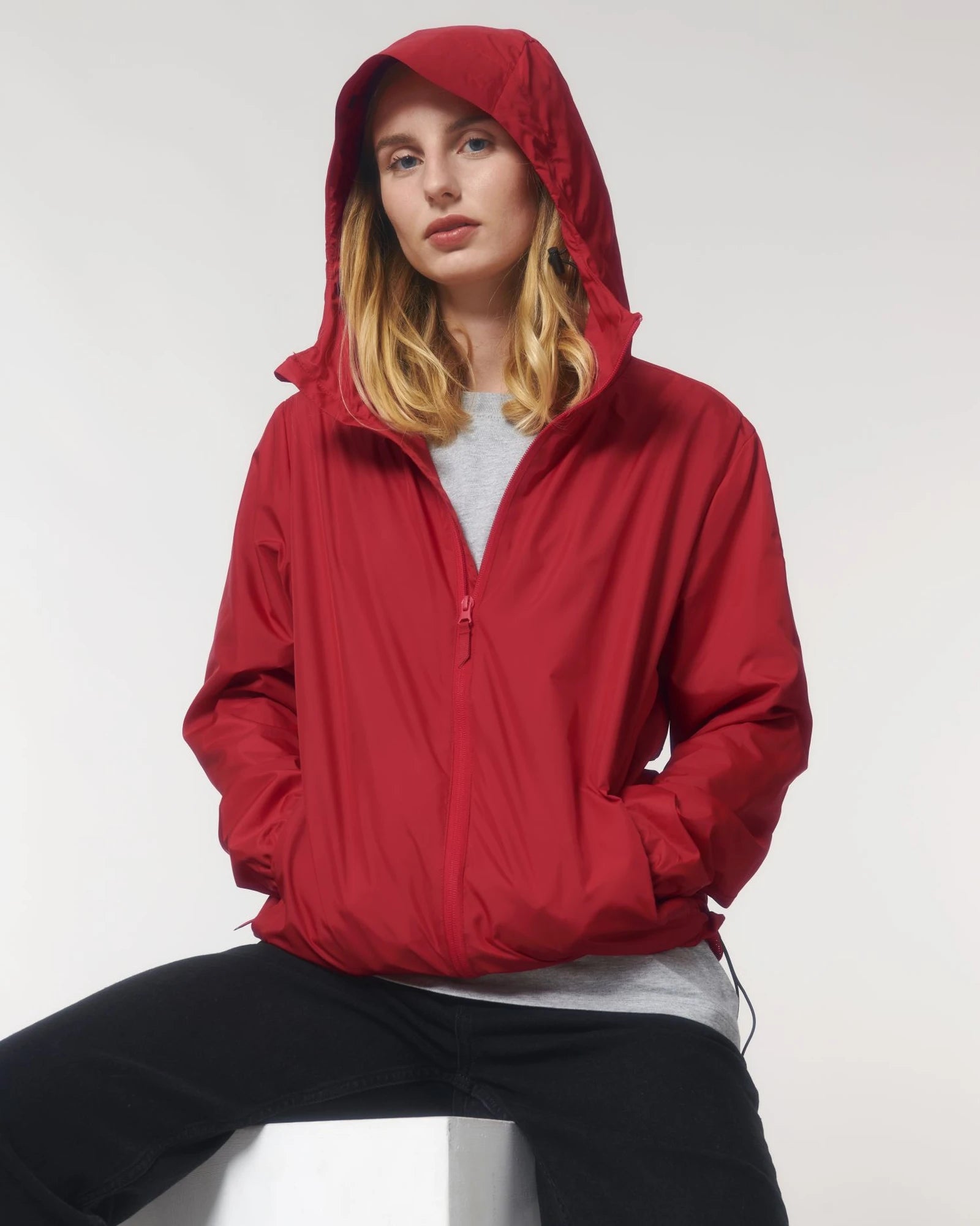 Custom recycled unisex jacket Stanley/Stella Commuter - Red