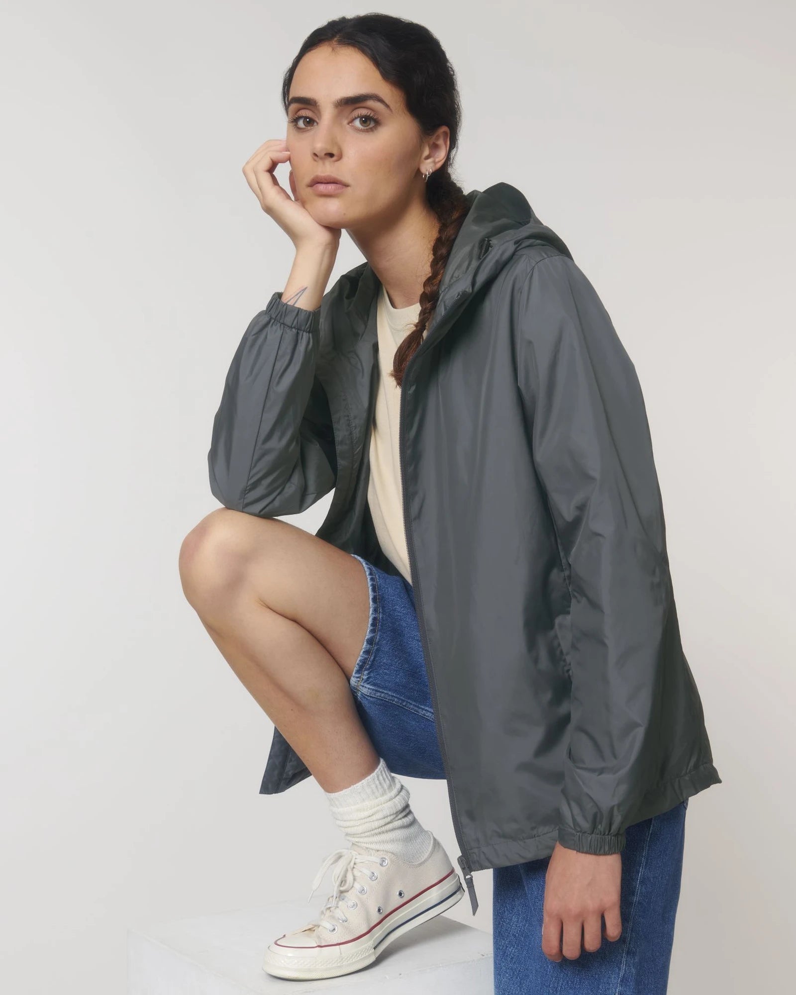 Custom recycled unisex jacket Stanley/Stella Commuter - Deep Metal
