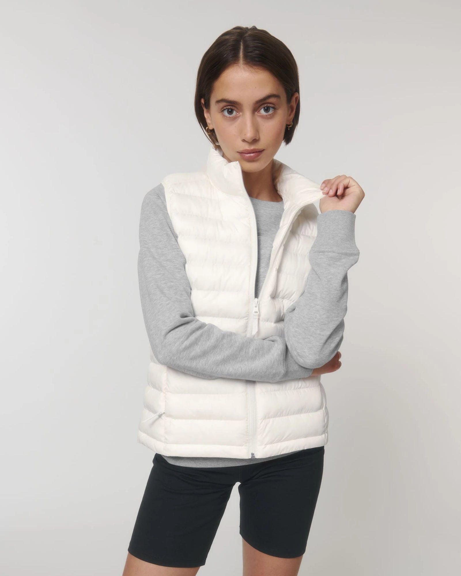 Custom recycled polyester women's vest Stanley/Stella - Off White