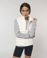 Custom recycled polyester women's vest Stanley/Stella - Off White
