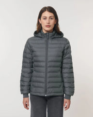 Custom promotional recycled polyester women's quilted jacket - 12