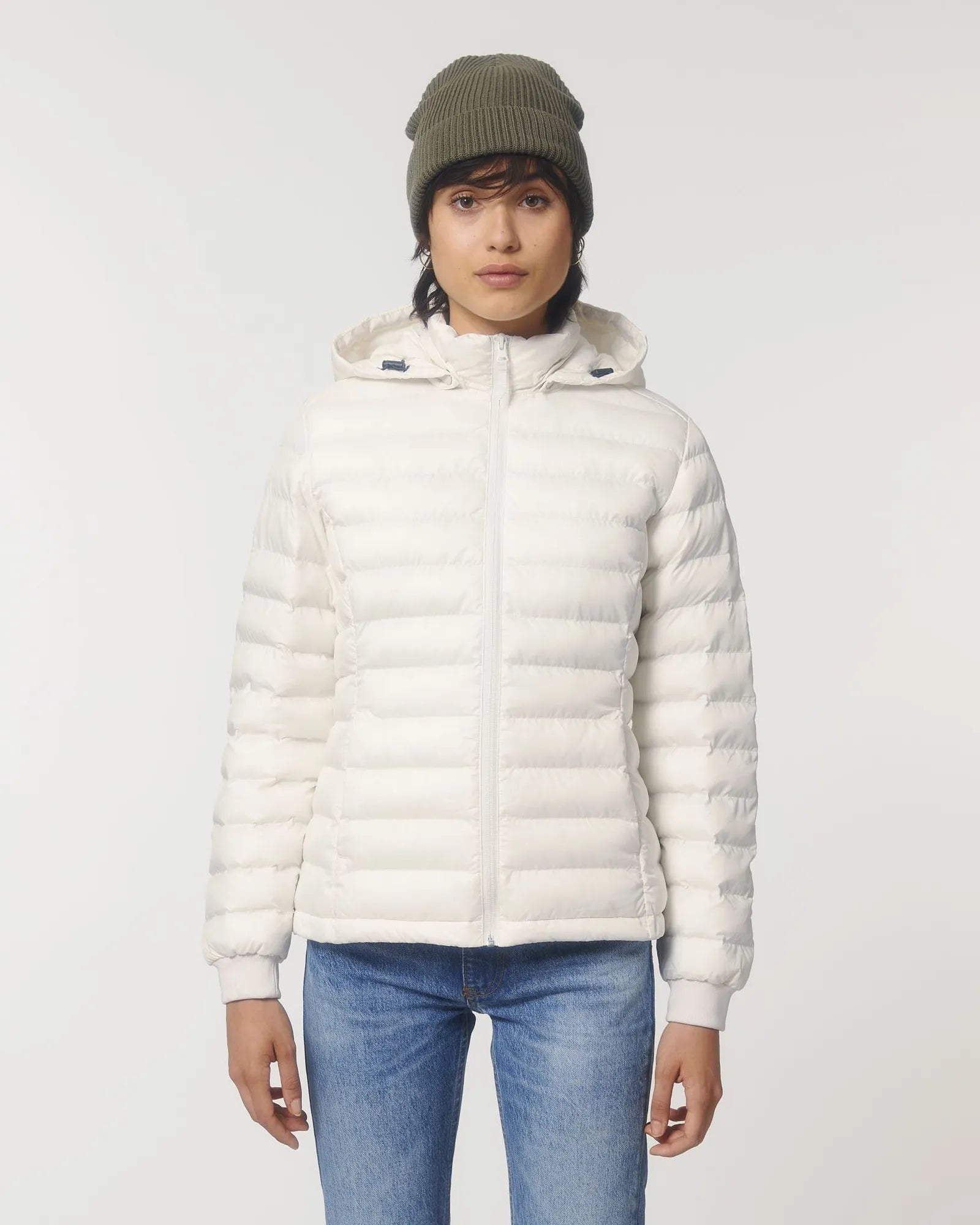 Custom promotional recycled polyester women's quilted jacket - 11