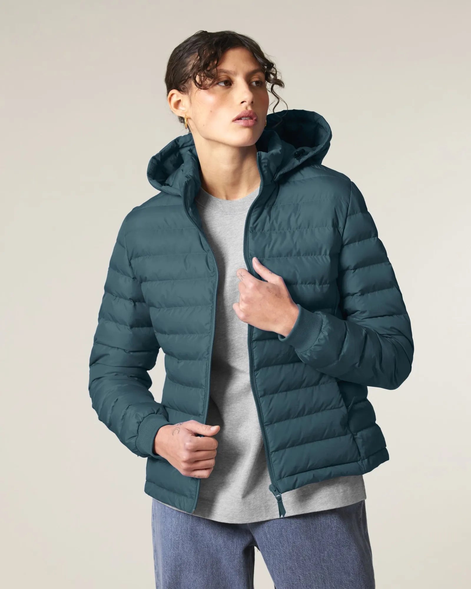 Custom promotional recycled polyester women's quilted jacket - Stargazer