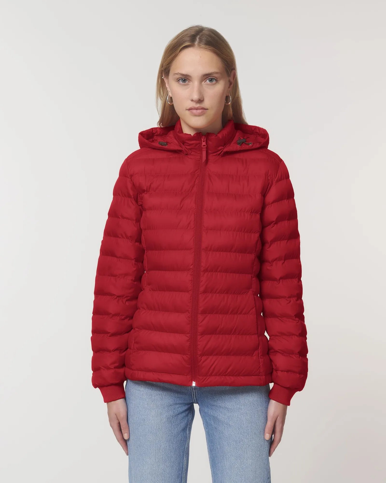 Custom promotional recycled polyester women's quilted jacket - 4