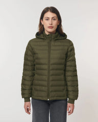 Custom promotional recycled polyester women's quilted jacket - 9